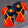 Red Bull - Men's 3D Printed Short Sleeve T-shirt, Fashion Large T-shirt, Women's and Children's Red Bull Racing Top