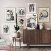 Funny Skull Organ Display Retro Art Printing Canvas Painting Office Wall Art Poster Classroom Corridor Home Decoration Mural