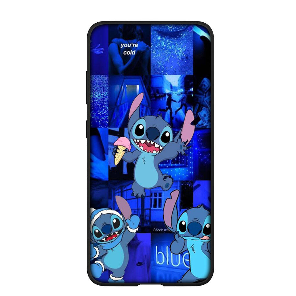 Phone Case for iPhone 17 16 15 Plus X XR 16E Huawei P30 P20 Lite Redmi Note 14 12 11 13 Pro Max OPPO A60 A80 A40 A18 A38 Blue Lilo Stitch Lovely Cover