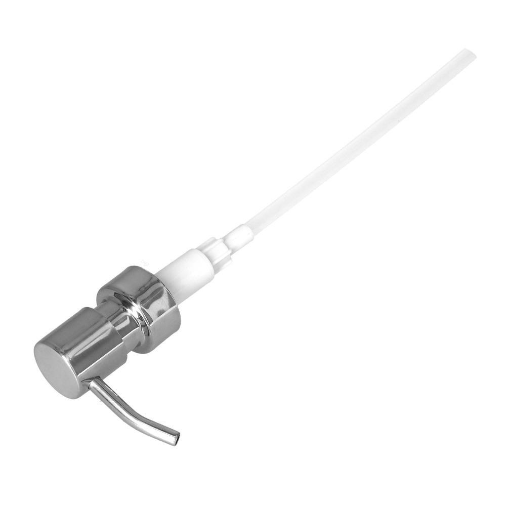 304 Stainless Steel Soap Dispenser Pump Head Silver Pump Head Bottle Pump Replacement Hotel