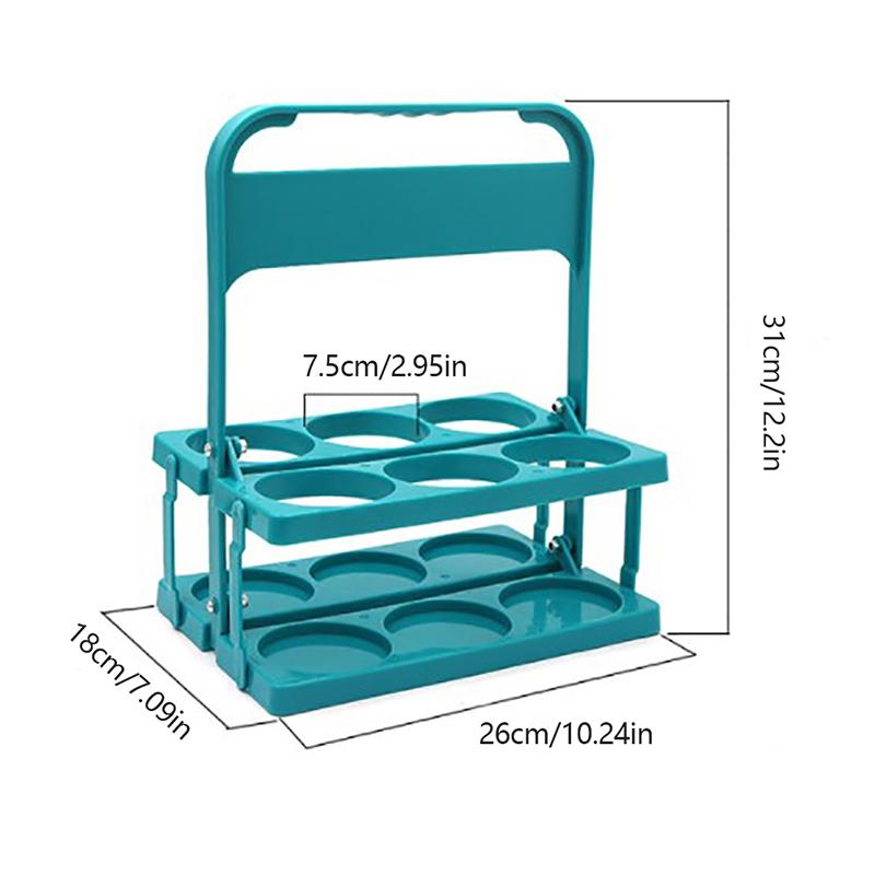 Reusable 6 Pack Beer Bottle Carrier Drink Caddy Holder Beer Rack Cup Organizer