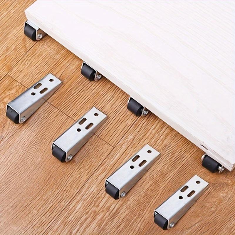 Комплект из 4-х прочных универсальных колес с винтом - бесшумные нейлоновые колеса для раздвижных дверей и вертикальной миниатюрной мебели