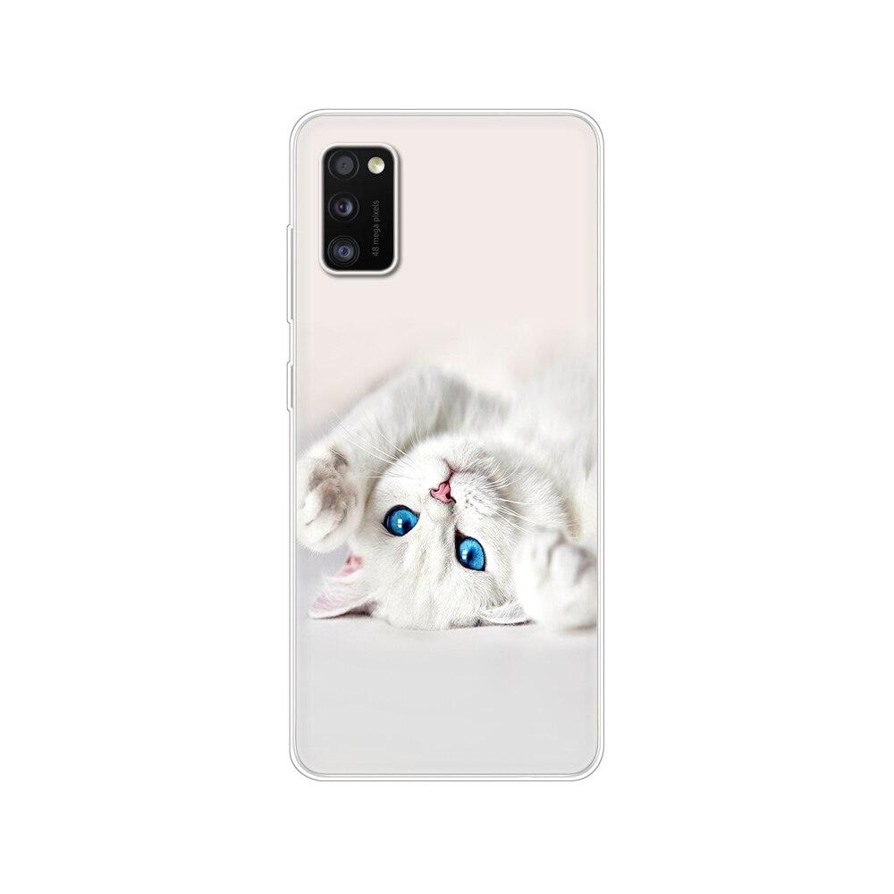 Чехол для Samsung Galaxy A41, 6,1 дюйма, Мягкая силиконовая задняя крышка для телефона Samsung A41, чехол GalaxyA41 A 41 A415 SM-A415fzwmser, бампер