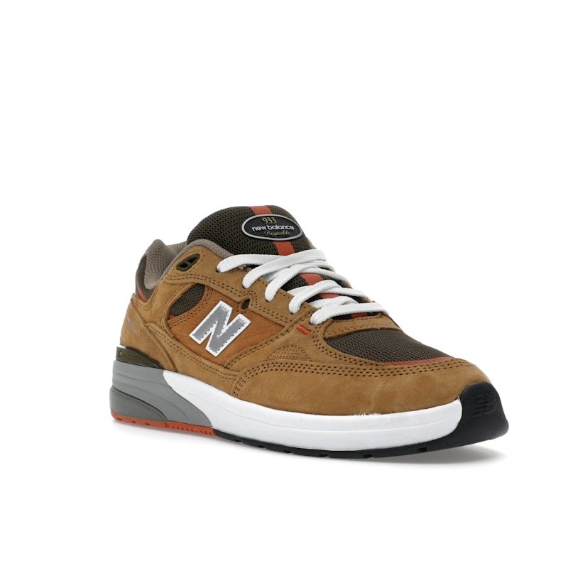 Andrew Reynolds X New Balance Numeric 933 Camel Dark Brown Unisex Sneakers Tan NM933MNO
