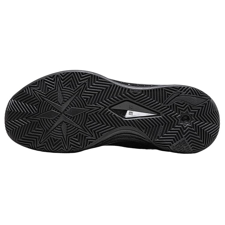 Li Ning Liren 3 V2 Обсидиан Низкие Высокопроизводительные Баскетбольные Кроссовки Спортивная Обувь Унисекс Черные ABAT057-19