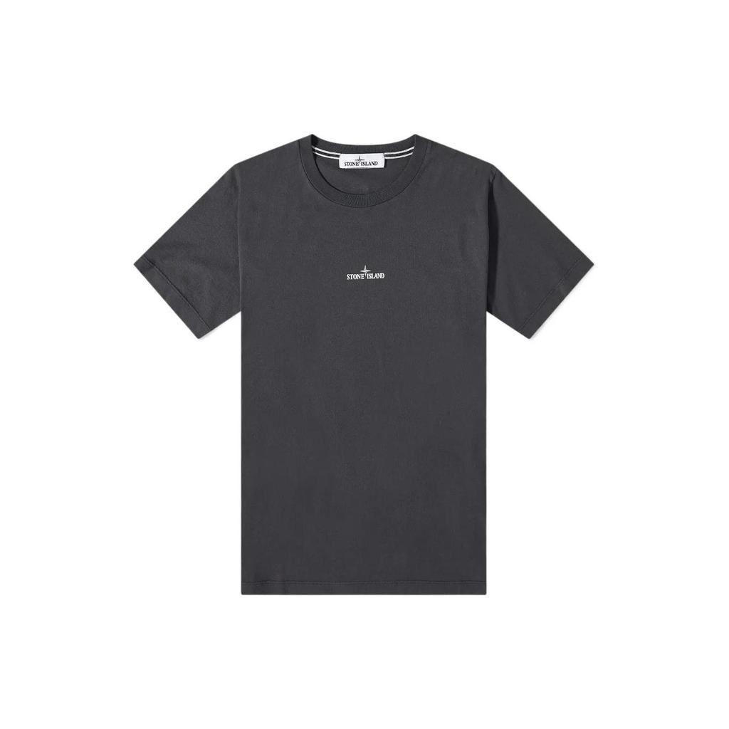 STONE ISLAND SS22 T Shirt Men's Charcoal Gray 76152NS94-V0065