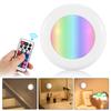 6PCS LED Cabinet Light Human Body Sensor Night Lamp with Remote Control for Home Corridor Indoo