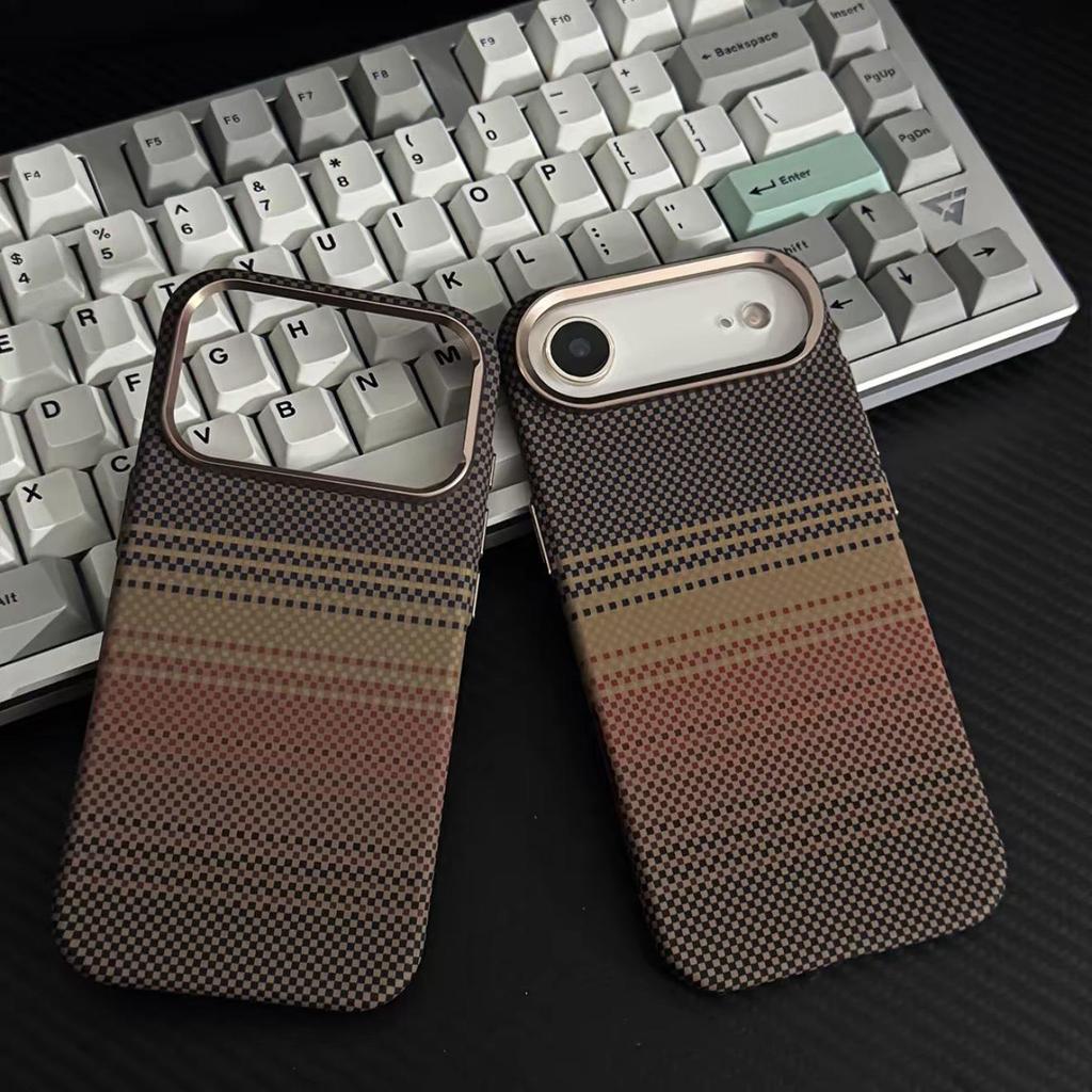 Чехол iPhone 17 Pro Max Kevlar Magnetic Sunset Moonrise с полным покрытием, ощущение кожи