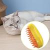 Паровая щетка для кошек 3-в-1 Перезаряжаемая щетка для пропаривания домашних животных Решение для ухода за кошками с паровым питомцем