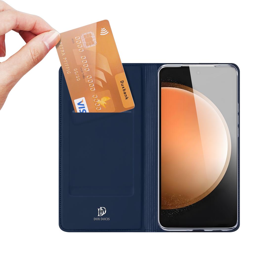 Чехол DUX DUCIS Skin Pro Series из кожи с держателем для карт для Samsung Galaxy S25 FE