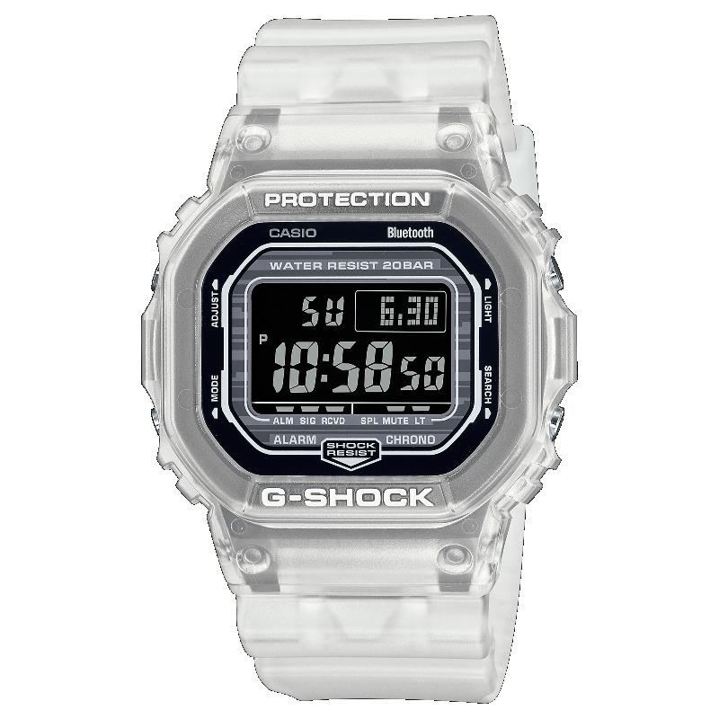 Casio Мужские кварцевые часы G-SHOCK из смолы, водонепроницаемость 200 м, ударопрочность, DW-B5600G-7