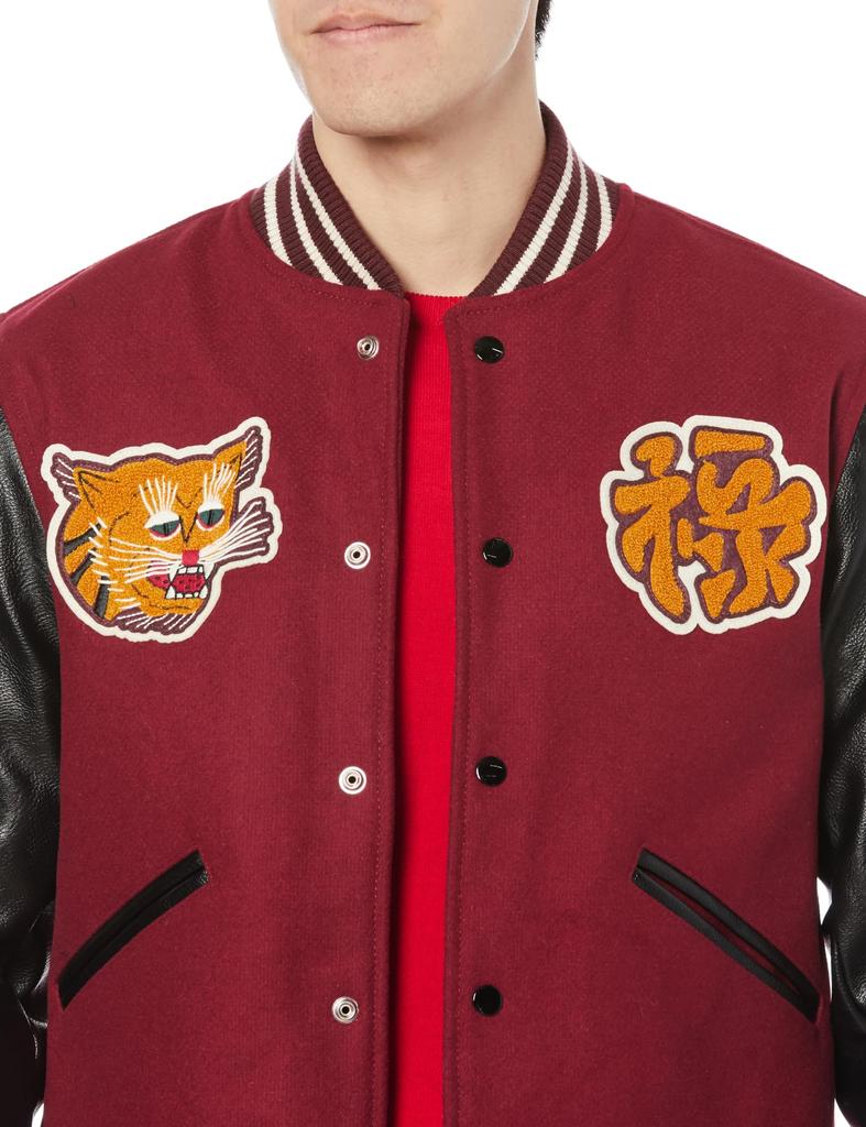 Стадионная куртка MELTON AWARD Maroon [Хьюстон] КУРТКА(ВЬЕТНАМ) Мужской