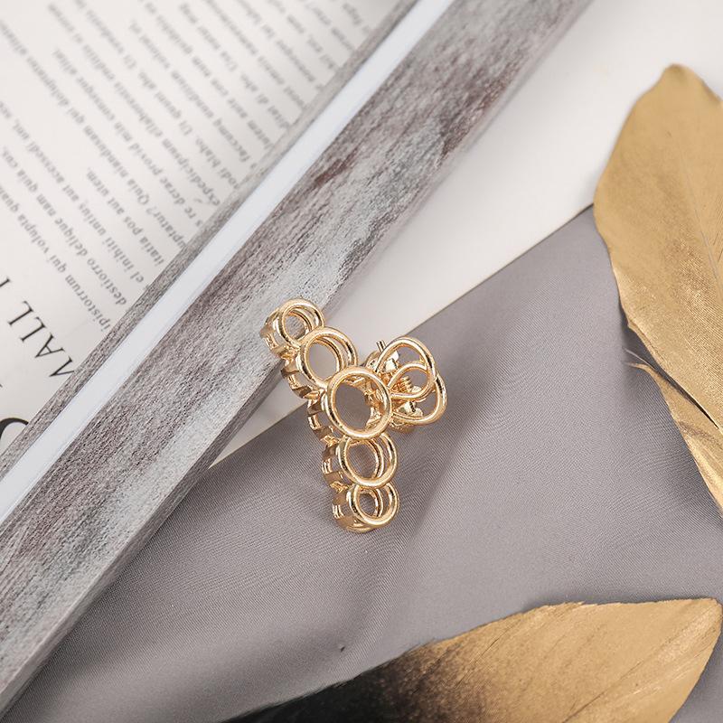 New Metal Hair Clips Claw Fashion Geometric Small Hair Clip Grab For Women Girls Hairpins Hairstyle Barrettes Hair Accessories