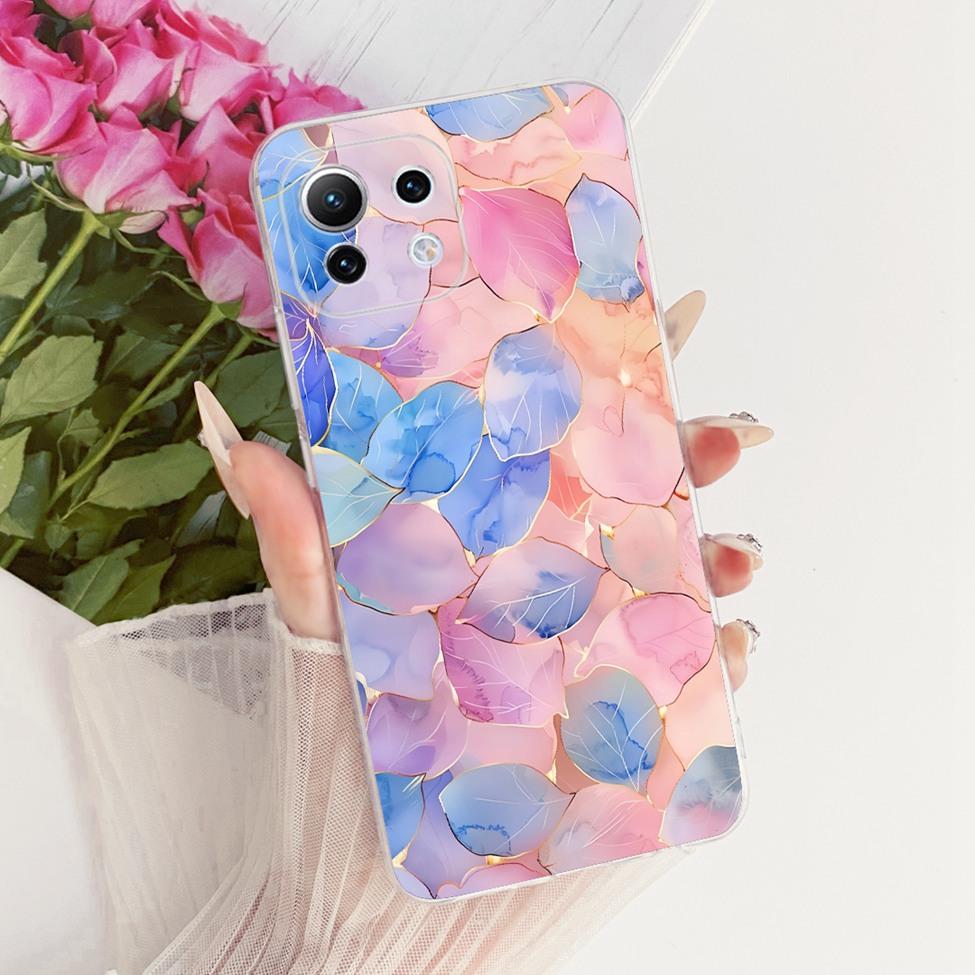 Clear Casing For Xiaomi Mi 11 Lite 4G Cover For Xiaomi Mi 11 Lite 5G Case Cute Cat Fashion Butterfly Funny Painted