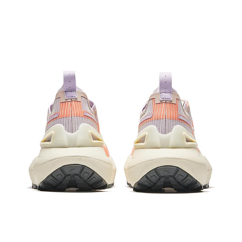 Anta Удобные амортизирующие нескользящие прочные низкие кроссовки для бега мужские кроссовки бежево-оранжевые 112436603A-1