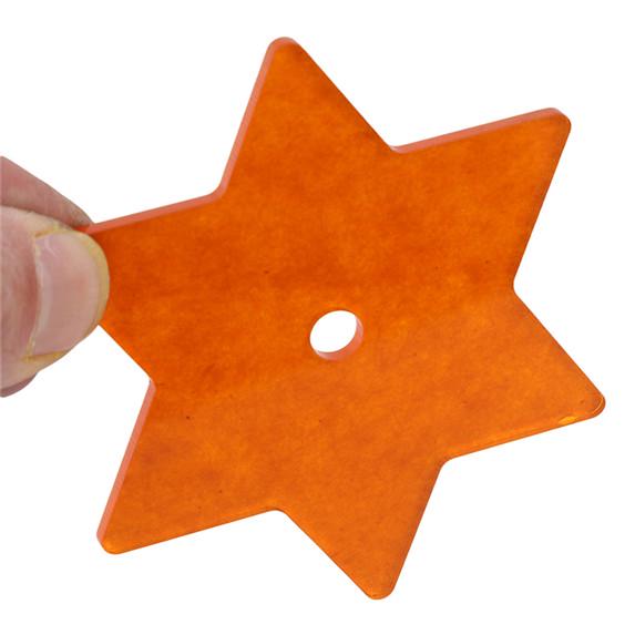 3-layer Parrot Chewing Pendant Transparent Feeding Bird Food Toy Food Feeder Star Grass Pendant Toy