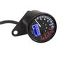 Retro Motorcycle LCD Instrument Cluster with Mechanical Pointer and Fuel Gauge