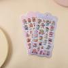 10pcs Wholesale Hot Cartoon Capybara Crayon Shin-Chan 3d Relief Rainbow Sticker Sticker Elf Sky Group Cartoon Rabbit Sticker