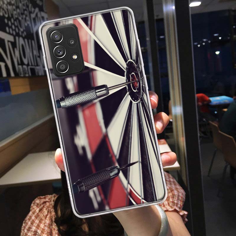 Эстетика дартса Проволочная мишень Чехол для телефона Samsung A54 A57 A37 A17 A14 A15 A12 A24 A34 A55 A35 A25 A52S A07 A05S A04S A22 A32 A