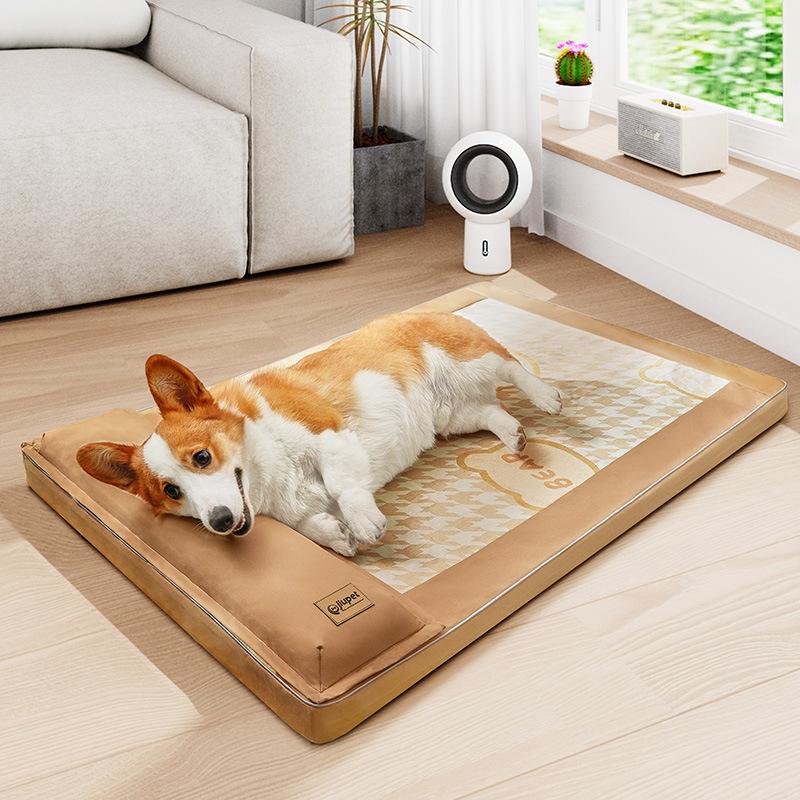 Весенне-летняя будка для собак Всесезонная подушка из ледяного шелка Подушка для собак Подушка для плюшевых игрушек Подушка для собак Подушка для кошек Подушка для домашних животных