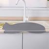 Cute Sink Splash Guard Suction Cup Base Sink Flap Block Silicone Water Baffle  Kitchen Countertop