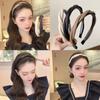 Pu Leather Braided Headbands For Women Simple Twisted Hair Band Black Coffee Beige Hairband Girls Hair Accessories Headwear