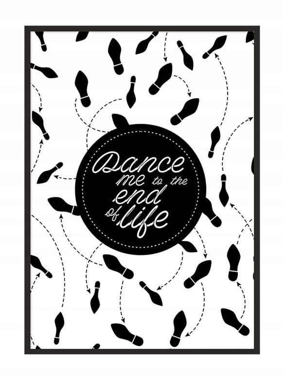 Poster picture In a frame 43x33 cm Dance P702