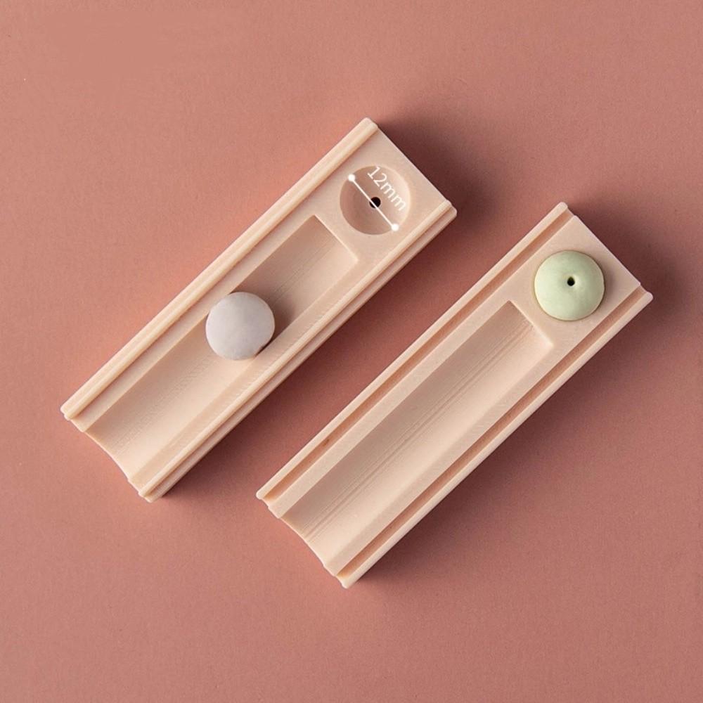 Инструмент для пробивания глиняных шариков, инструмент для изготовления глиняных бусин с дыроколом, форма для катания шариков, полимерная глина, бусина