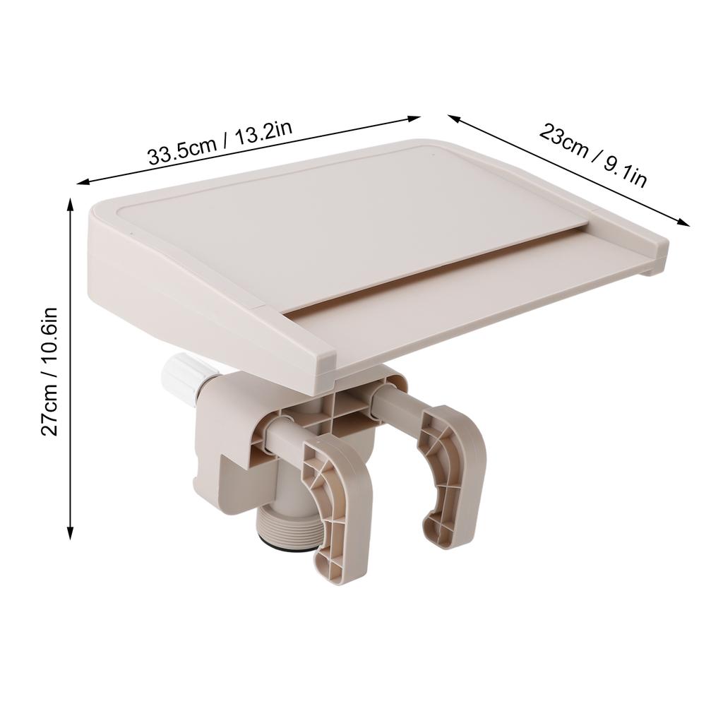 Pool Waterfall Relaxing Waterfall Cascade Ground Swimming Pool Fountain Spillway Attachment Detachable PVC Pool Cascade