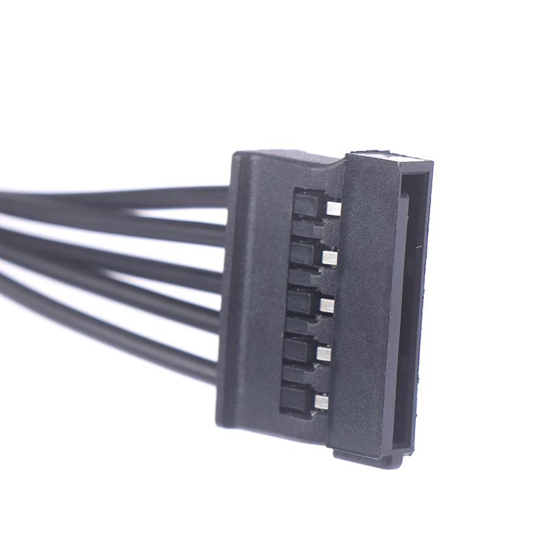 Sata To 15Pin Male To Female Power Extension Cable Hdd Ssd Sata Power Cable 20Cm