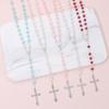 6mm Simple Style Rosary Beads Necklace Rosary Beads Women Necklace  for Teenage Girl
