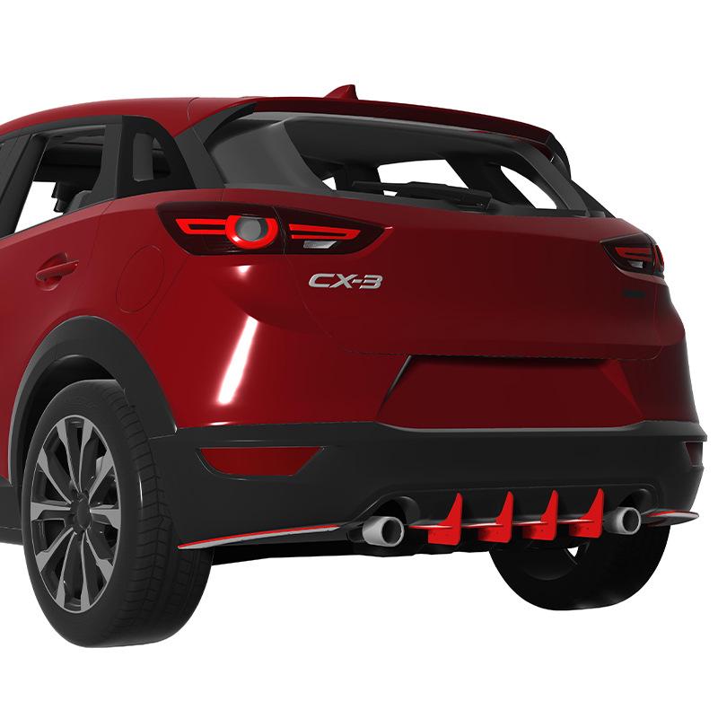 Задний спойлер для Mazda CX-3 Модели 2014-2024 - Внешний автомобильный аксессуар
