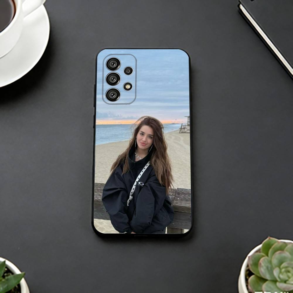 Милый чехол для телефона Lola S-Singer Indigos для Samsung S25, S24, S21, S22, S23, S30, Ultra, S20, Plus, Fe, Lite, Note, 10, Черная крышка