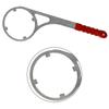 Metal Water Filtering Housing Wrench 4.8inch Inside Diameter Practical Heavy Duty Ergonomic Handle for Easy Use