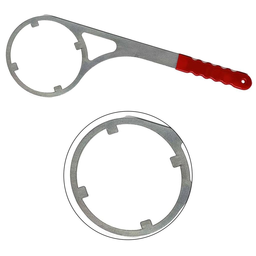 Metal Water Filtering Housing Wrench 4.8inch Inside Diameter Practical Heavy Duty Ergonomic Handle for Easy Use
