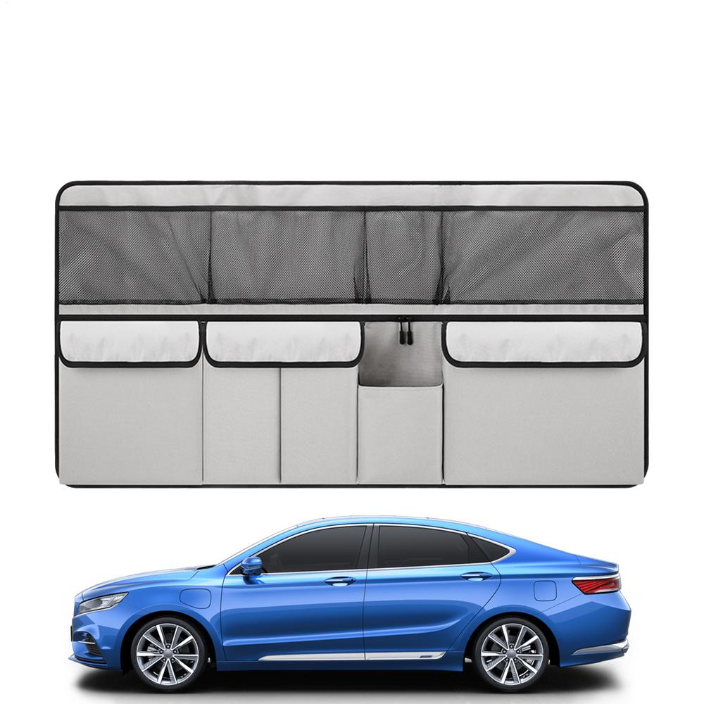 Trunk Organizer For Car Auto Grocery Storage Holder Large Waterproof Trunk Organizer With Multiple Dividers For Diaper Snack