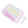 Wall Decor Neon Sign USB Power Supply We Are Open Come In LED Neon Sign Aesthetic Room Decor for Bars