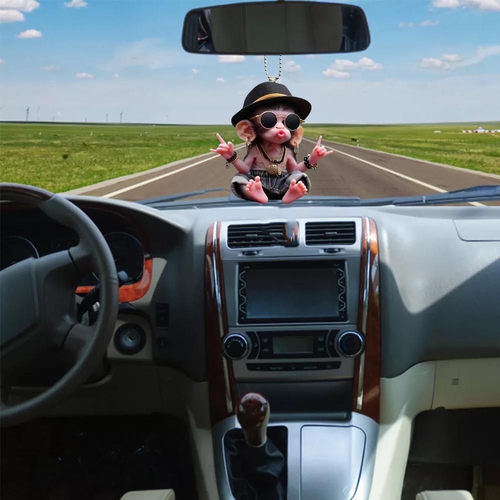 Новое поступление акриловая обезьяна кулон персонализированный декор акриловая подвеска орнамент кулон мультфильм C X0I5