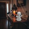 Compact Halloween Skeleton Figurine Novelty Luminous Tabletop Statue  Showcase