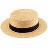 Made In Japan Straw Boat Hat UV Sun Sun Kasukabe Day UKH026 Natural (Tanaka Hat) Women's / 9-10mm (Straw Hat, Women's Hat, Protection, Protection,