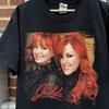 Редкая футболка 90-х The Judds «The Last Encore» Тур Базовая черная футболка NH27792 Унисекс футболка