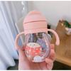 Outdoor Travel Cute Cartoon Portable Straw Drinkware Water Bottle Drinking Bottles Water Cup