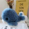 Furry Wool Whale Car Keychain Bag Hangings Whale Keyring Furry Dolphin Keychain  Couple Gift