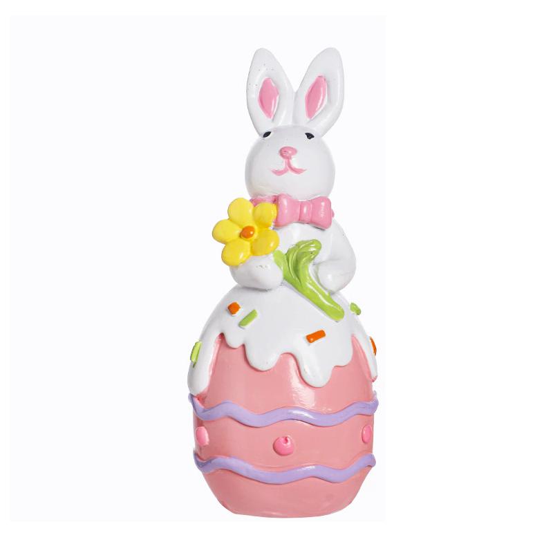 WTEMPO Пасхальные украшения для дома и улицы, Милые смоляные украшения в виде пасхальных яиц и кроликов, Подарки для вечеринки