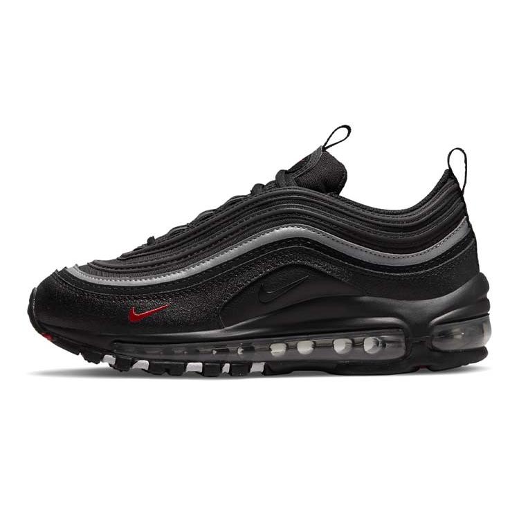 Nike Air Max 97 Черный Серебристый Красный GS 921522-028