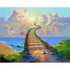 5d Diy Diamond Embroidery Diamond Painting Cross Stitch Cat In Heaven Mosaic Kit Home Decoration Handmade Arts Gifts