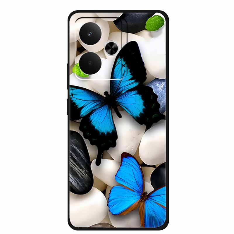 Чехол для телефона Realme GT7 GT 7T 7 T Сумка Черный Силиконовый Мягкий Задний Чехол Для Realme 14 4G 15 Pro Чехлы Coque Защитный Корпус