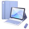 Защитный чехол для iPad 11-го поколения 10,9" со съемной Bluetooth-клавиатурой, магнитным держателем для стилуса и кожаной обложкой