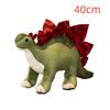 Simulation Dinosaur Plush Toy Lifelike Triceratops Ankylosaur Stegosaur Serpentine Dragon Plushies Doll Cartoon Soft Kids Toys