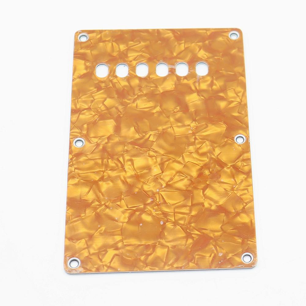 6 Hole Pvc Guitar Back Plate Pickguard Tremolo Backplate For St Modern   Style Electric Guitar Special Offer